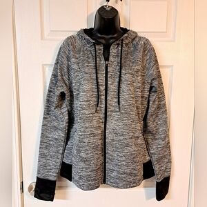Danskin Now Grey Zippered Hoodie